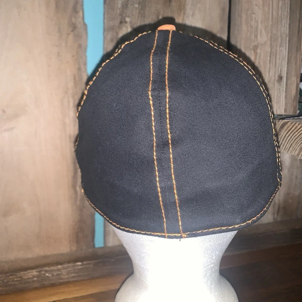 H-DMC Custom Iron‎ Harley-Davidson Motorcycles Skull Fitted Baseball Hat A-Flex